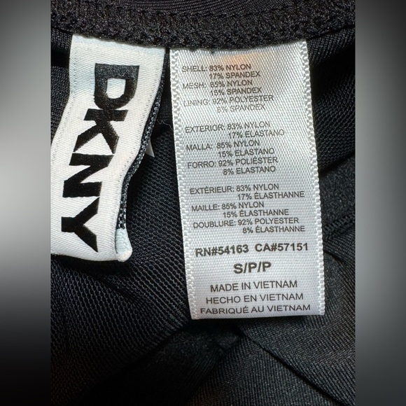 DKNY Ruffle Plunge Tummy Control Swimsuit - Picture 12 of 13